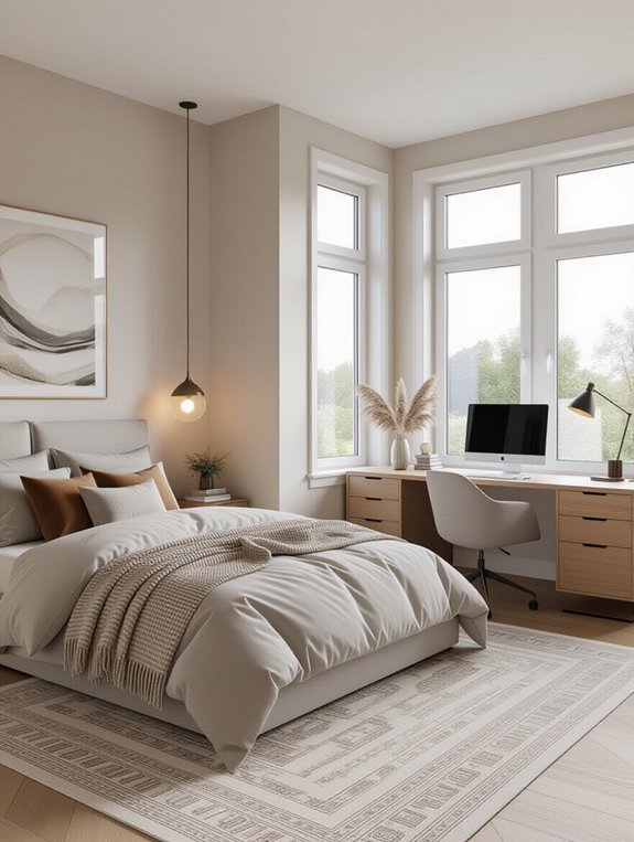 dynamic l shaped room layout