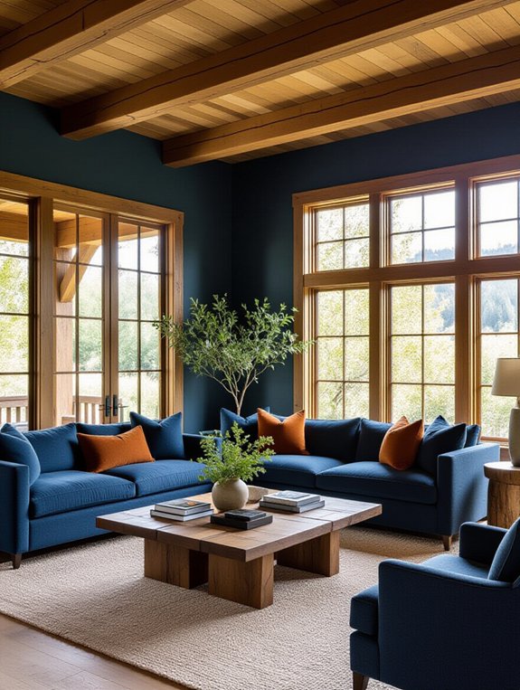 earthy tones natural wood