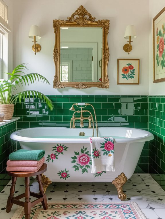 eclectic bathroom decor style
