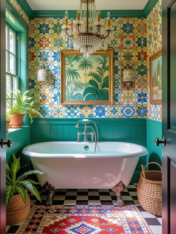 eclectic bathroom design ideas