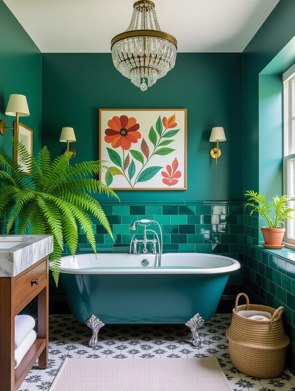 eclectic bathroom design style