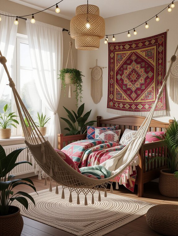 eclectic bohemian bedroom design