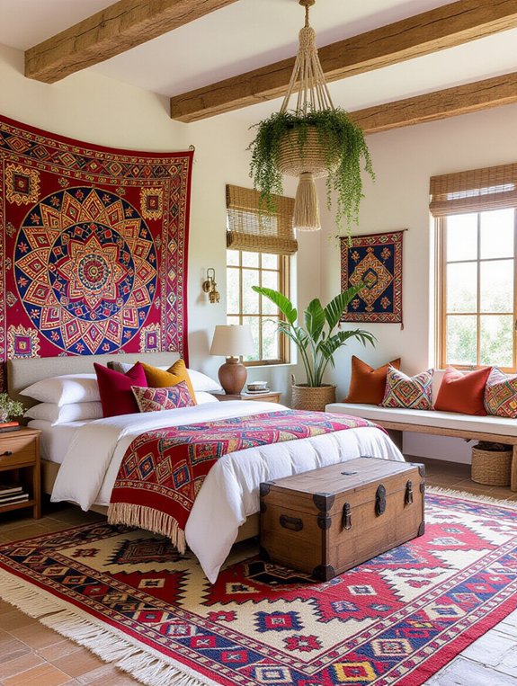 eclectic bohemian room decor