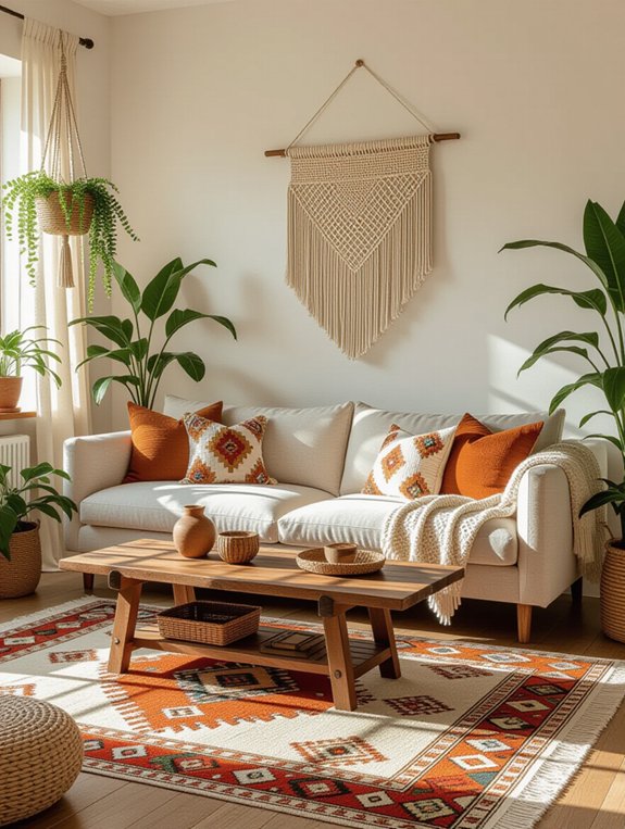 eclectic vibrant comfortable retreat