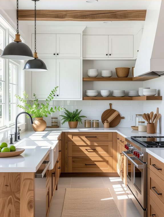 eco friendly wood kitchen accents