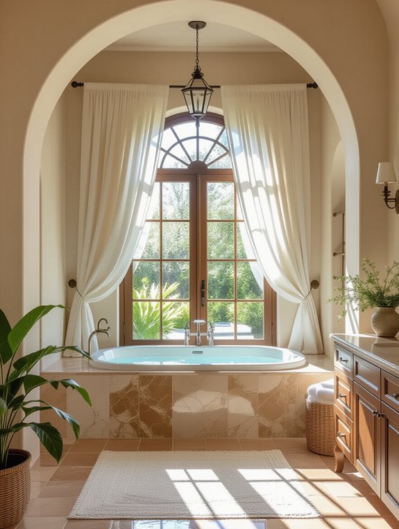 elegant arched architectural features