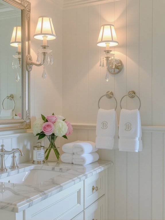 elegant bathroom lighting options
