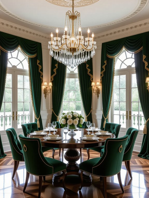 elegant dining room decor