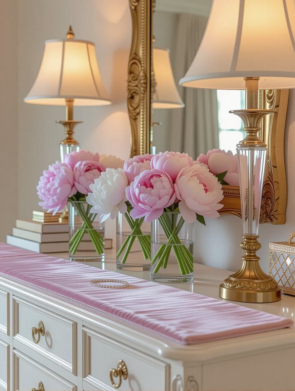 elegant dresser display ideas
