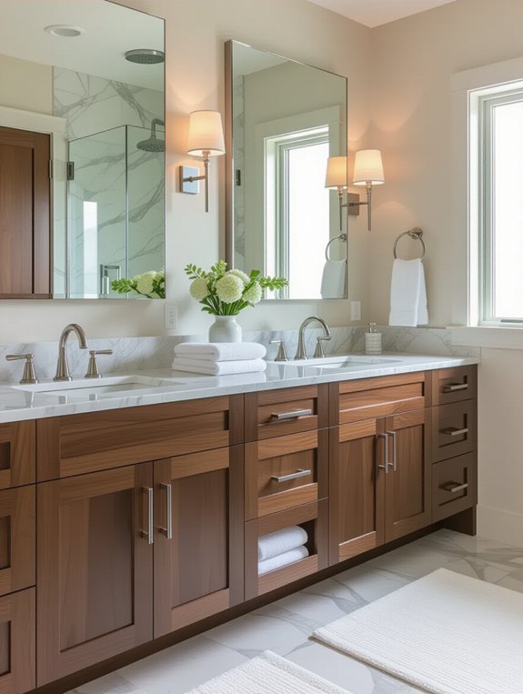 elegant dual vanity upgrade