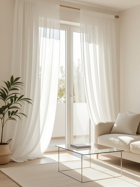 elegant minimalist drapery options