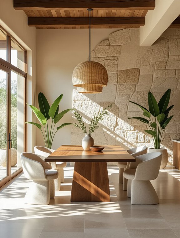 elegant natural stone accents