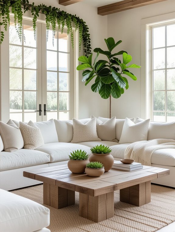 elegant plants enhance decor