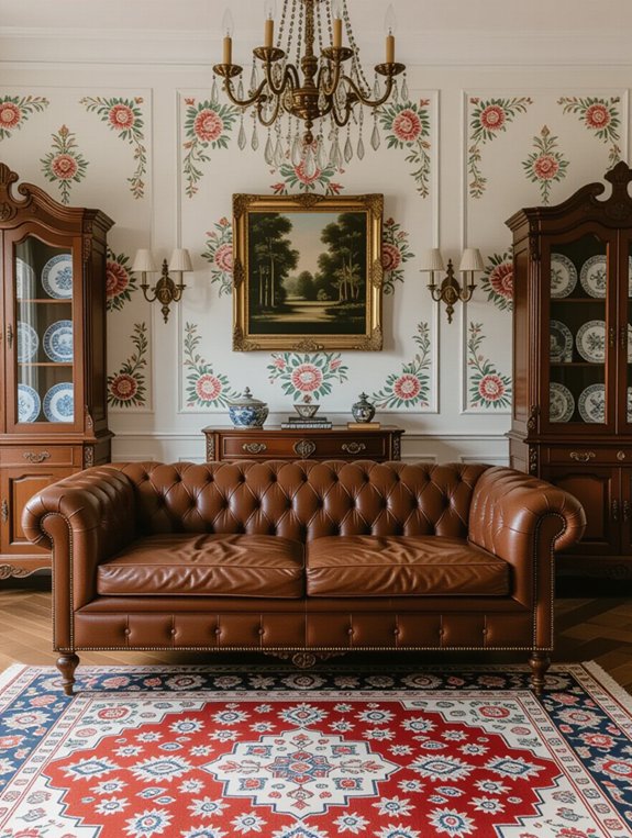 elegant vintage living room
