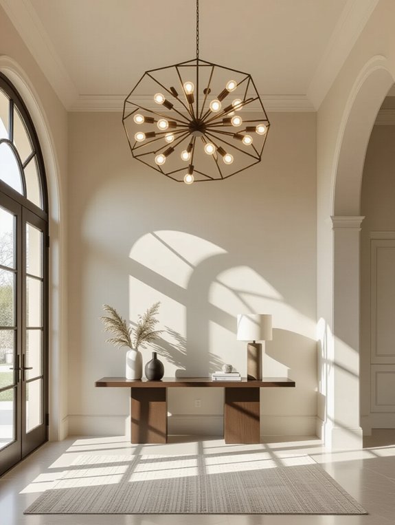 elevate entryway with lighting