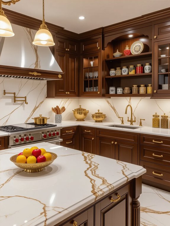 elevate kitchen with marble