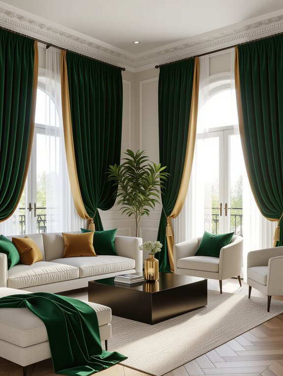 elevate with floor to ceiling drapes