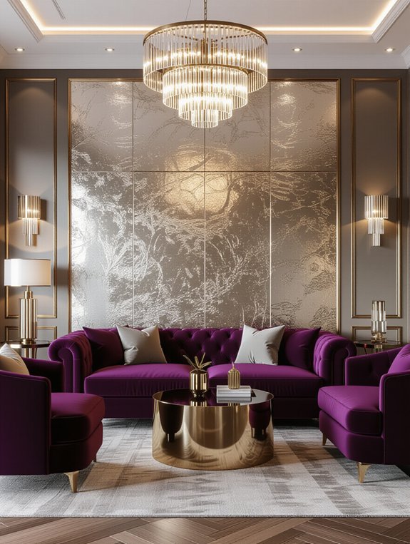 elevate with metallic elegance