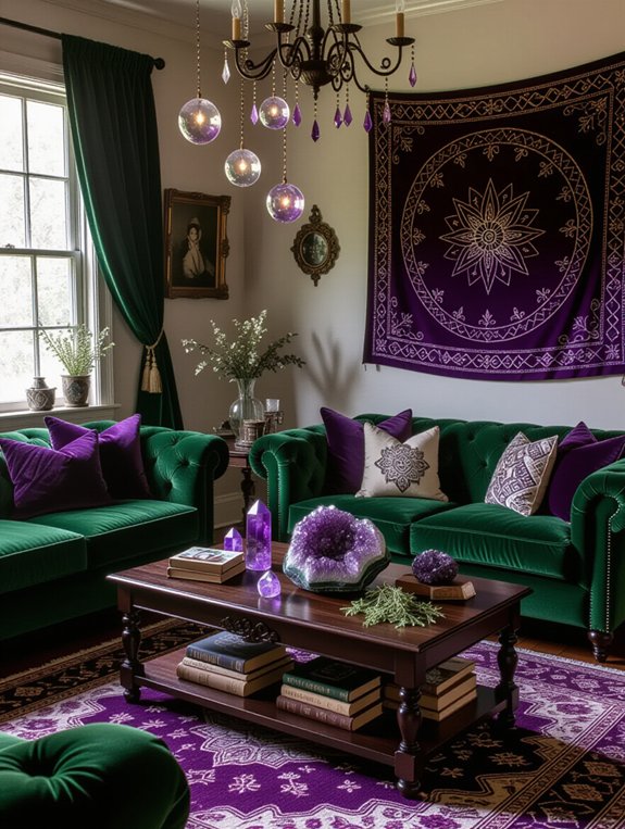 enchanting crystal accents decor