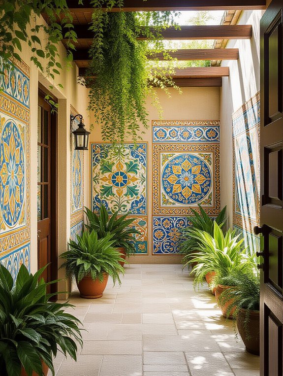 enchanting outdoor entryway panels