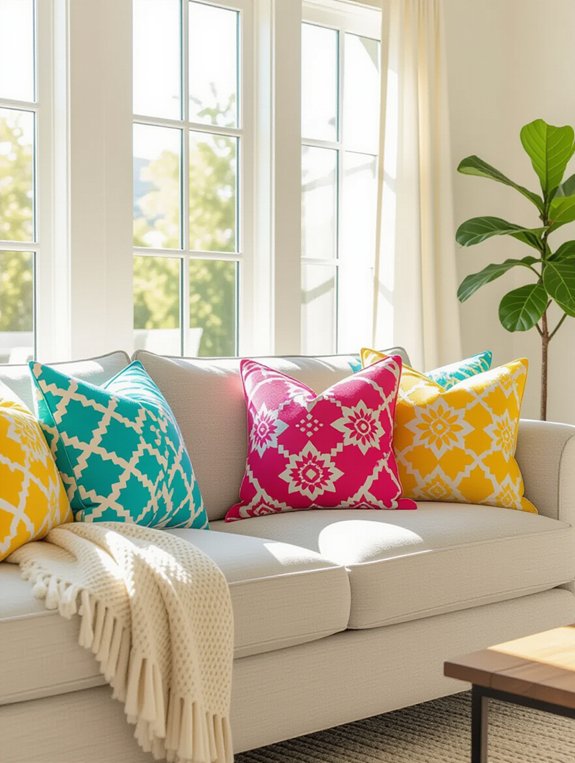 energizing bright color accents