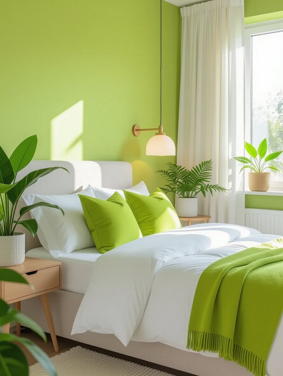 energizing vibrant lime accents