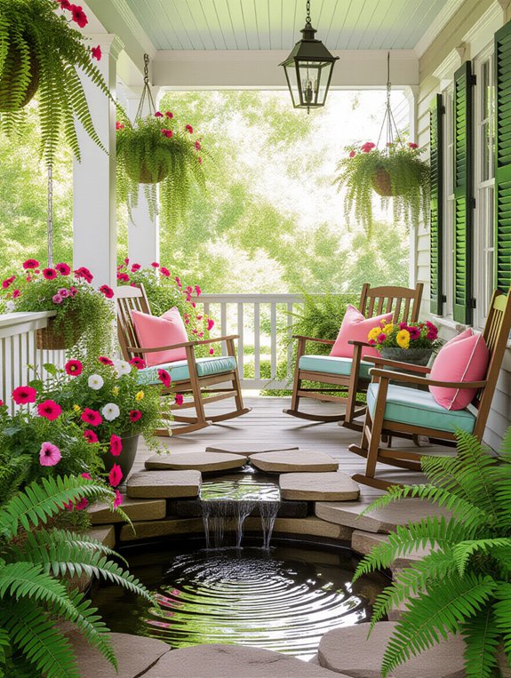 enhance ambiance with water