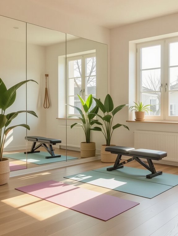 enhance gym space visually