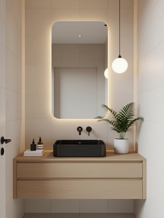 enhance space with mirrors