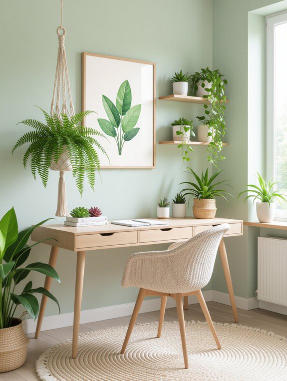 enhance space with plants