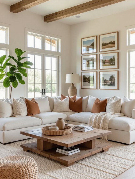 family photos enhance decor