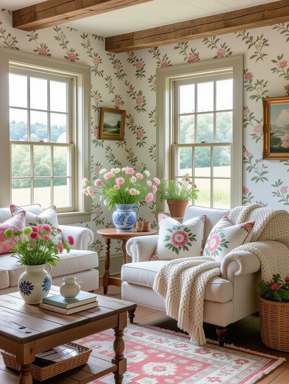 floral patterns enhance charm