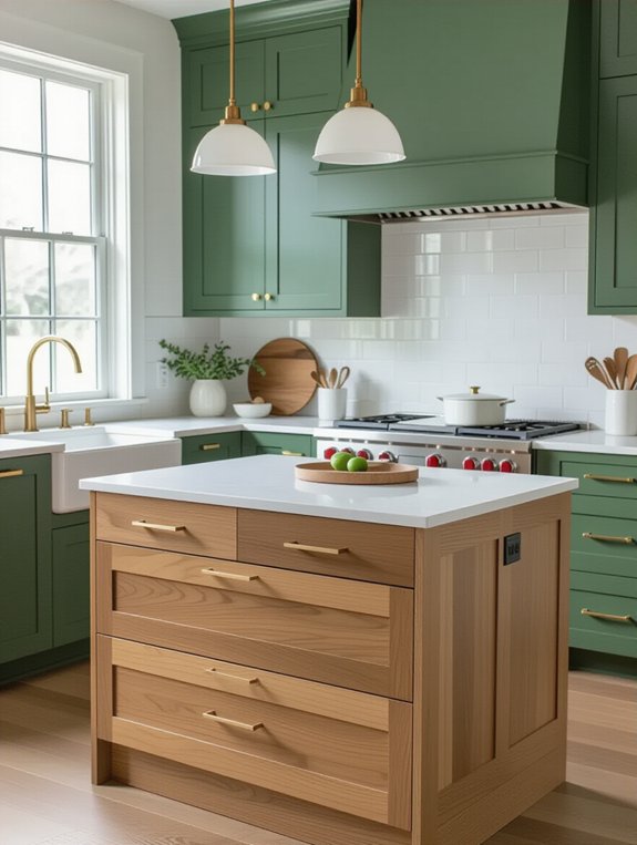 folding kitchen island design