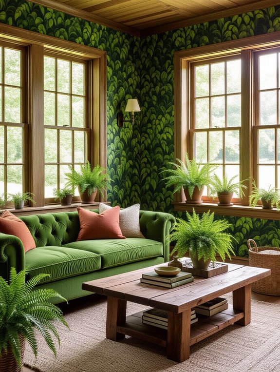 forest inspired color palettes