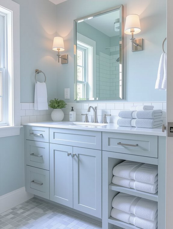 fresh bathroom hardware update