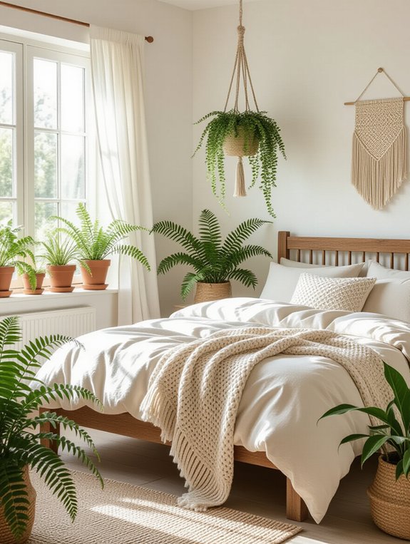 fresh plants enhance coziness