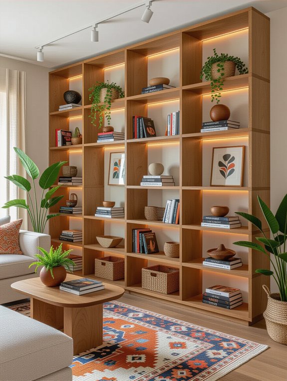 functional glass shelving dividers