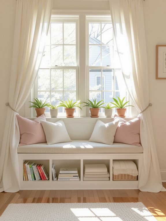 functional storage window seat