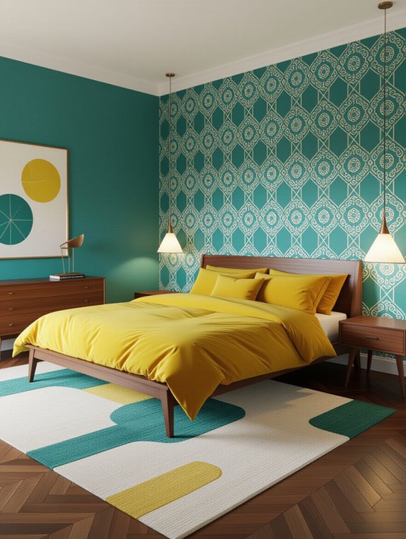 geometric patterns for bedroom