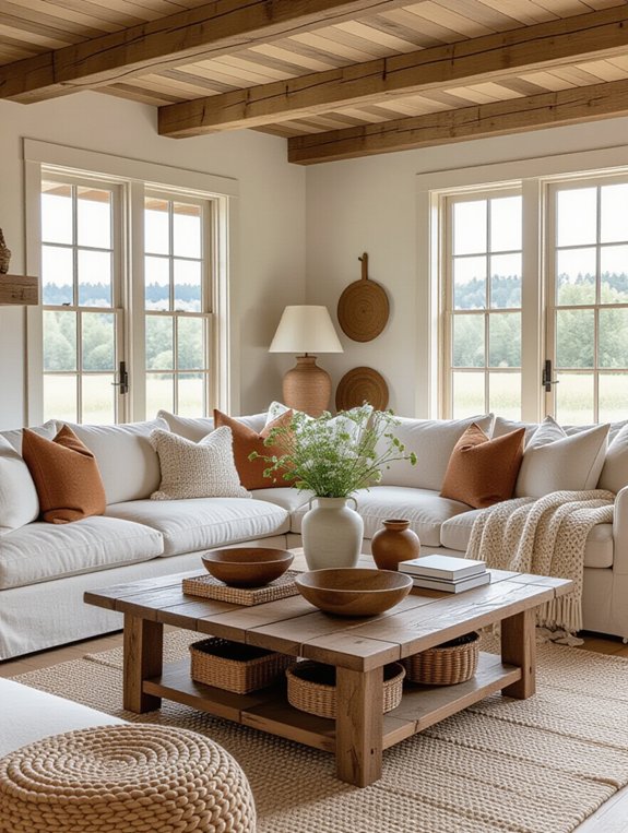 handcrafted decor adds charm