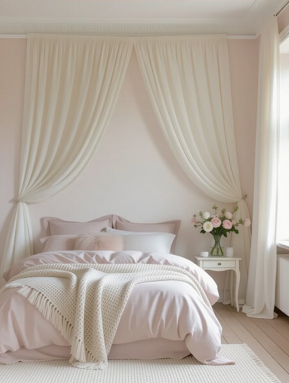 hang curtains for height