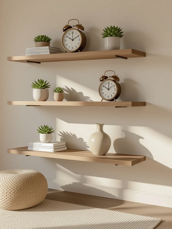 hanging shelves for storage