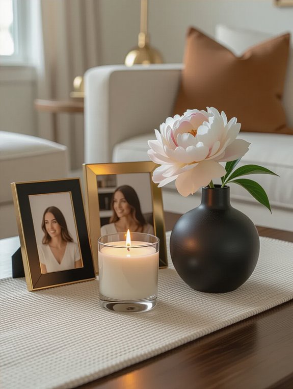 heartfelt personal photo displays