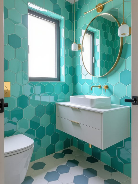 hexagonal tiles elevate design