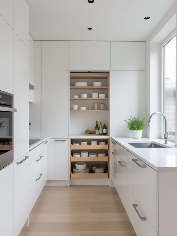 hidden appliances for aesthetics