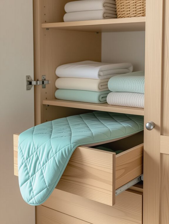 hidden ironing board creation