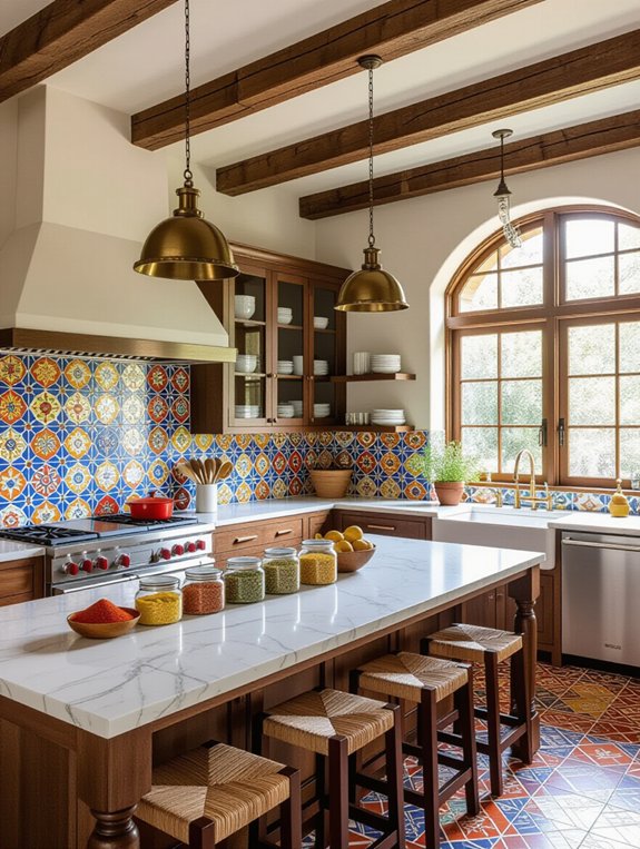 indian western kitchen fusion design