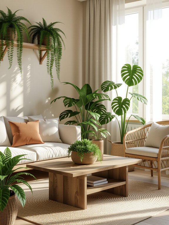 indoor plants add vibrancy