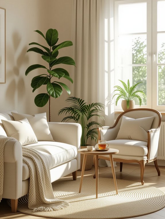 indoor plants enhance freshness