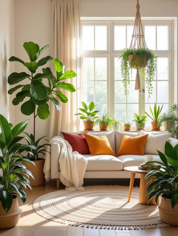indoor plants enhance freshness
